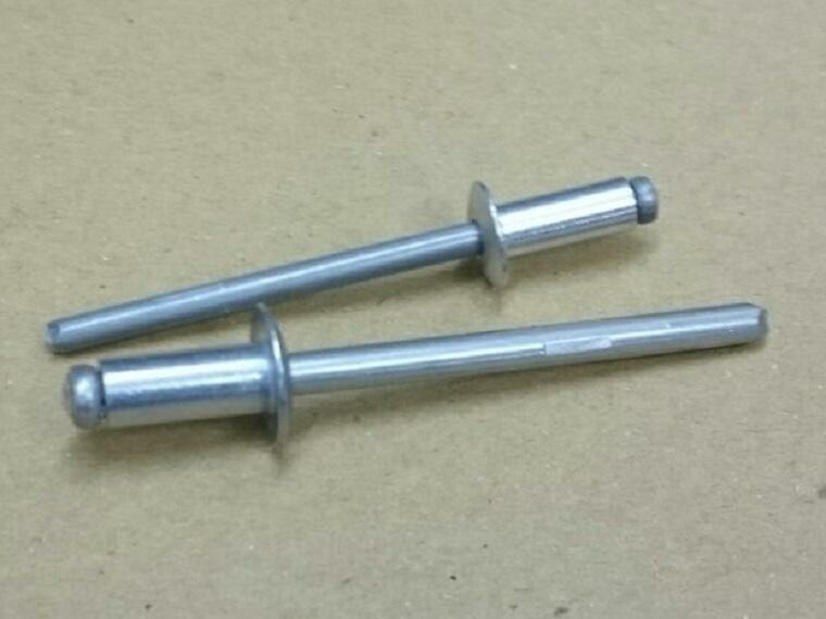 ＰＯＰ　軟質母材用リベット（アルミアルミ）φ４．０、ＡＤ５６ＴＬ（１０００本入） □POP 軟質母材用リベット(アルミアルミ)φ4.0、AD56TL(1000本入) AD56TL(